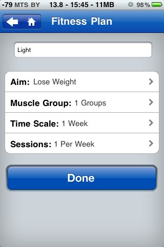 iPhone Application Development: MyGym