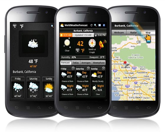 Android Application Development: World Weather Forecast
